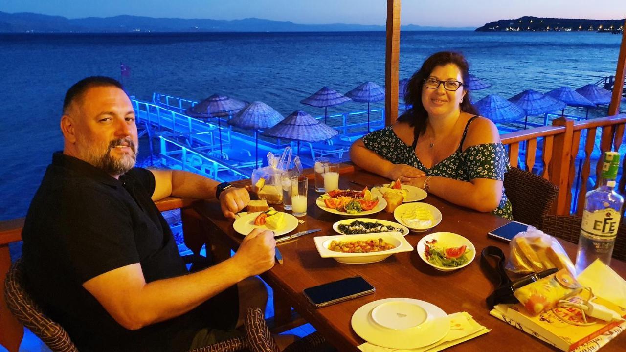 Assos Nazan Motel Restoran Beach Sokakagzi Luaran gambar