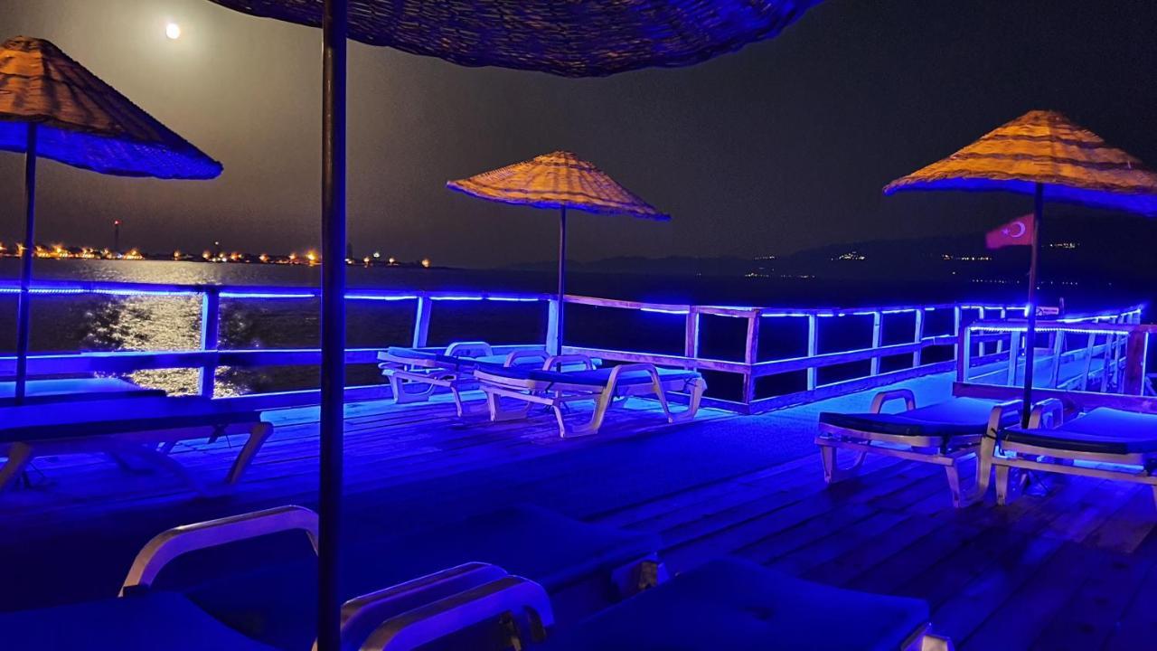 Assos Nazan Motel Restoran Beach Sokakagzi Luaran gambar
