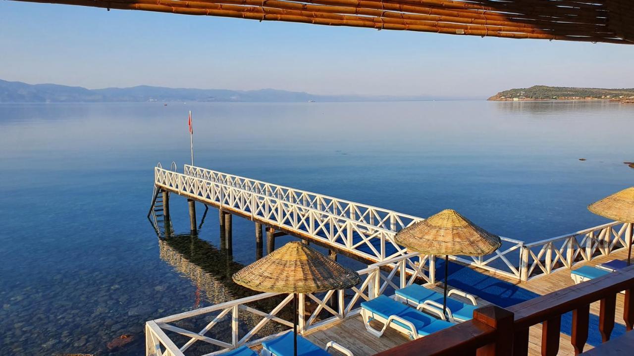 Assos Nazan Motel Restoran Beach Sokakagzi Luaran gambar