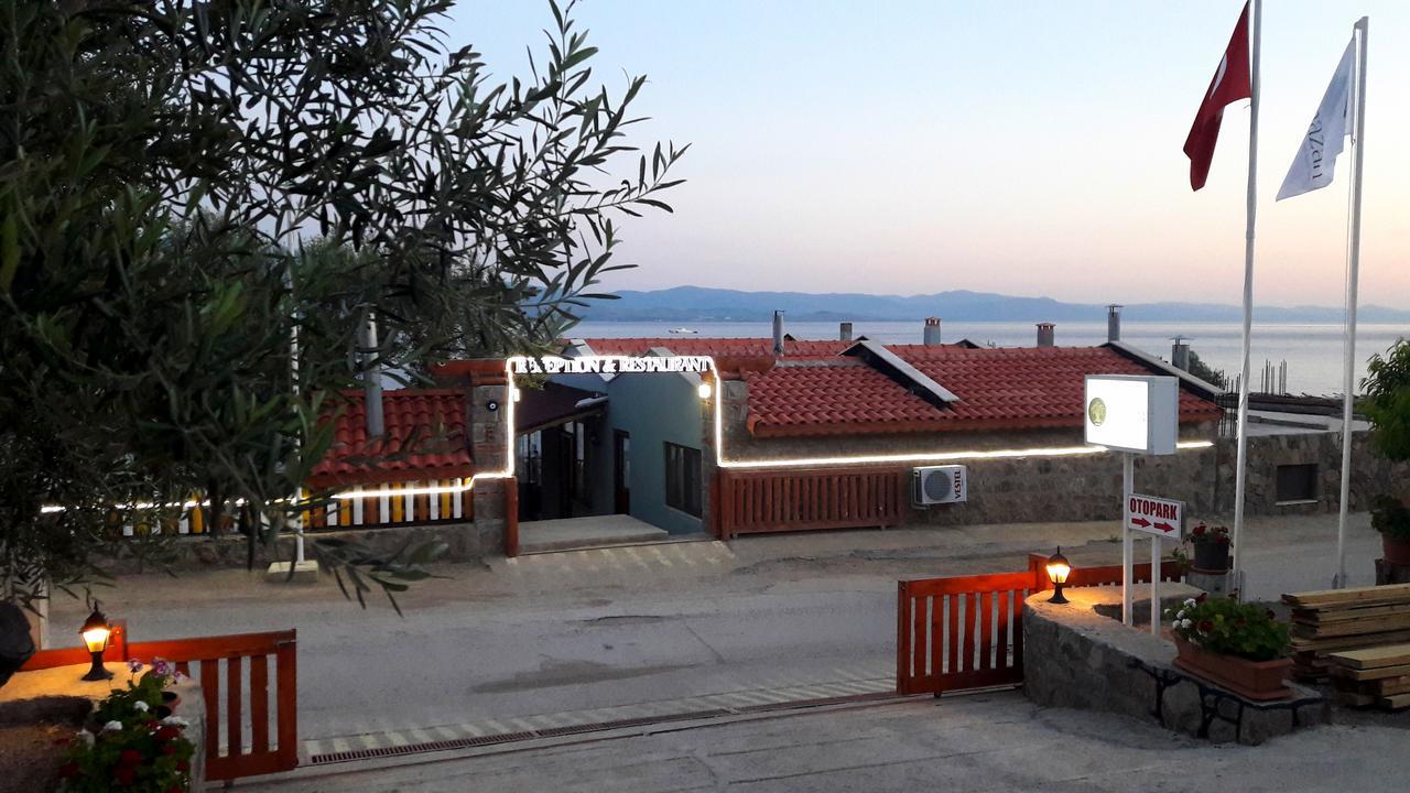 Assos Nazan Motel Restoran Beach Sokakagzi Luaran gambar
